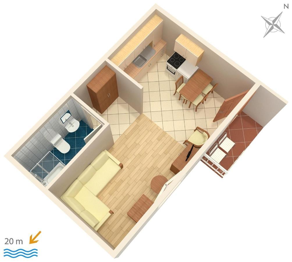 Apartments By The Sea Podgora, Makarska - 6713 외부 사진